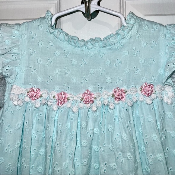 BONNIE JEAN | Eyelet Empire Dress | Easter Dress - Picture 3 of 5